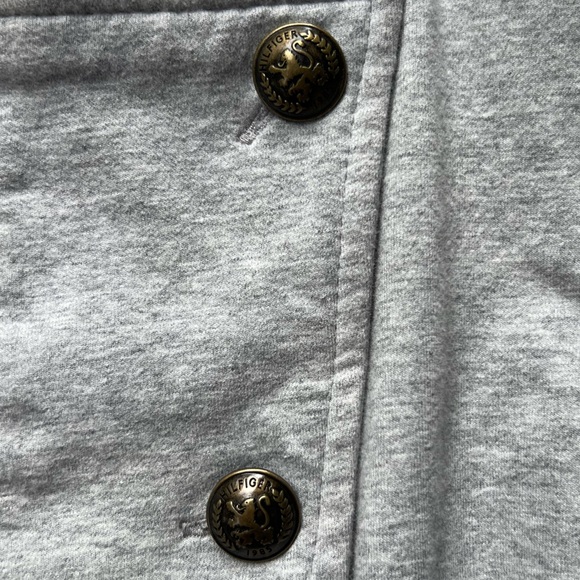 Women's Gray Tommy Hilfiger Military Style Jacket Medium - Picture 9 of 9